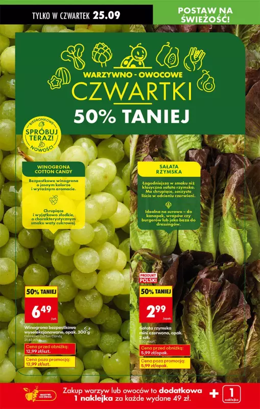 Biedronka - gazetka promocyjna Od czwartku, Z ladą tradycyjną od czwartku 25.09 do środy 01.10 - strona 20
