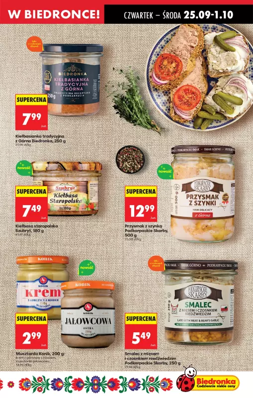 Biedronka - gazetka promocyjna Od czwartku, Z ladą tradycyjną od czwartku 25.09 do środy 01.10 - strona 41