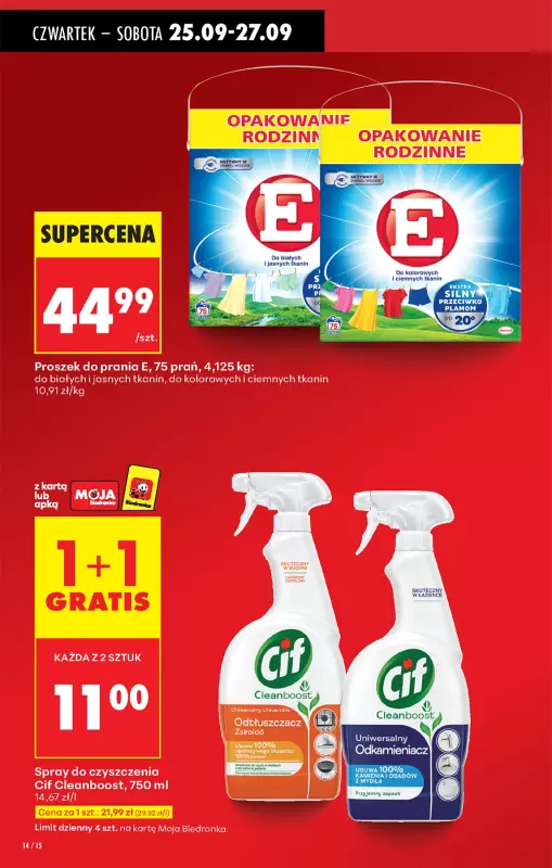 Biedronka - gazetka promocyjna Od czwartku, Z ladą tradycyjną od czwartku 25.09 do środy 01.10 - strona 16