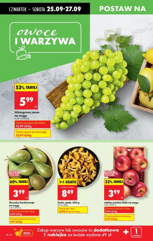 Biedronka - gazetka promocyjna Od czwartku, Z ladą tradycyjną od czwartku 25.09 do środy 01.10 - strona 20