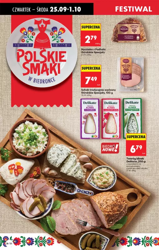 Biedronka - gazetka promocyjna Od czwartku, Z ladą tradycyjną od czwartku 25.09 do środy 01.10 - strona 38
