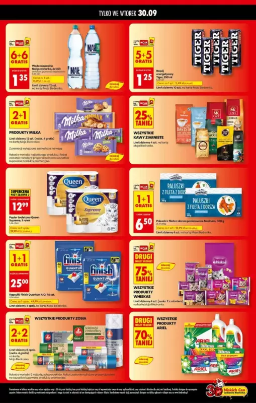 Biedronka - gazetka promocyjna Hity na koniec miesiąca od wtorku 30.09 do wtorku 30.09 - strona 2
