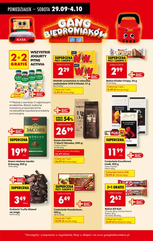 Biedronka - gazetka promocyjna Od poniedziałku od poniedziałku 29.09 do niedzieli 05.10 - strona 39