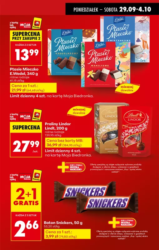 Biedronka - gazetka promocyjna Od poniedziałku od poniedziałku 29.09 do niedzieli 05.10 - strona 9
