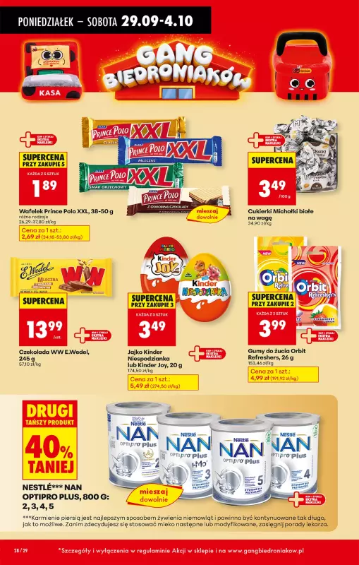 Biedronka - gazetka promocyjna Od poniedziałku od poniedziałku 29.09 do niedzieli 05.10 - strona 36