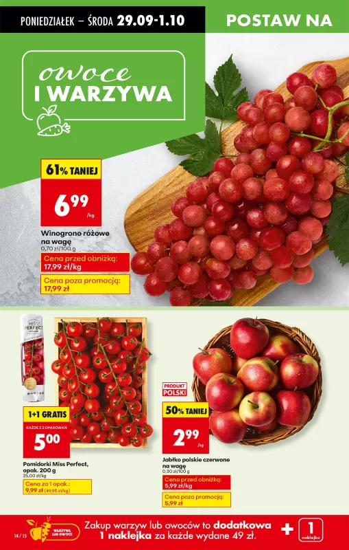 Biedronka - gazetka promocyjna Od poniedziałku od poniedziałku 29.09 do niedzieli 05.10 - strona 16