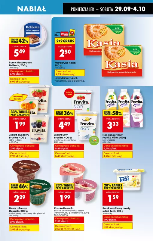Biedronka - gazetka promocyjna Od poniedziałku od poniedziałku 29.09 do niedzieli 05.10 - strona 45