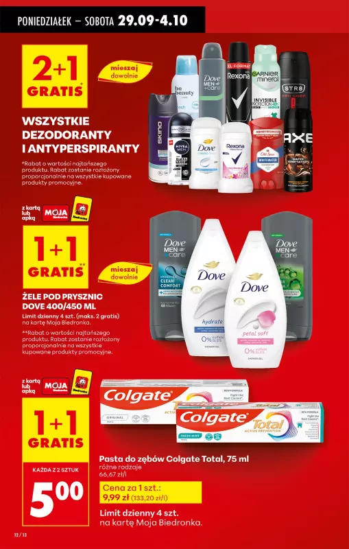 Biedronka - gazetka promocyjna Od poniedziałku, Z ladą tradycyjną od poniedziałku 29.09 do niedzieli 05.10 - strona 12