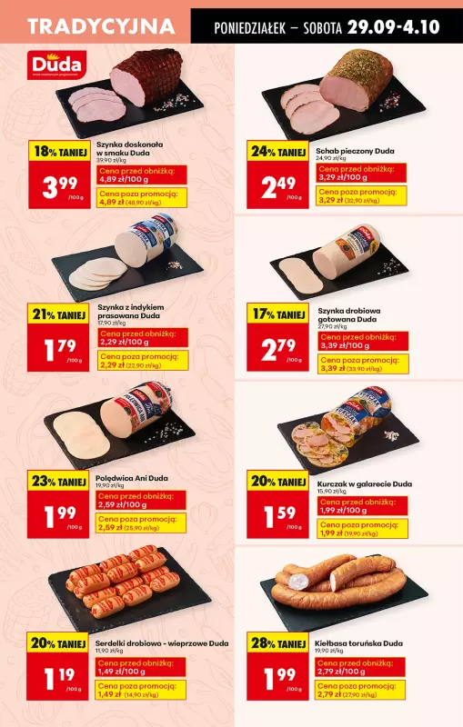 Biedronka - gazetka promocyjna Od poniedziałku, Z ladą tradycyjną od poniedziałku 29.09 do niedzieli 05.10 - strona 25