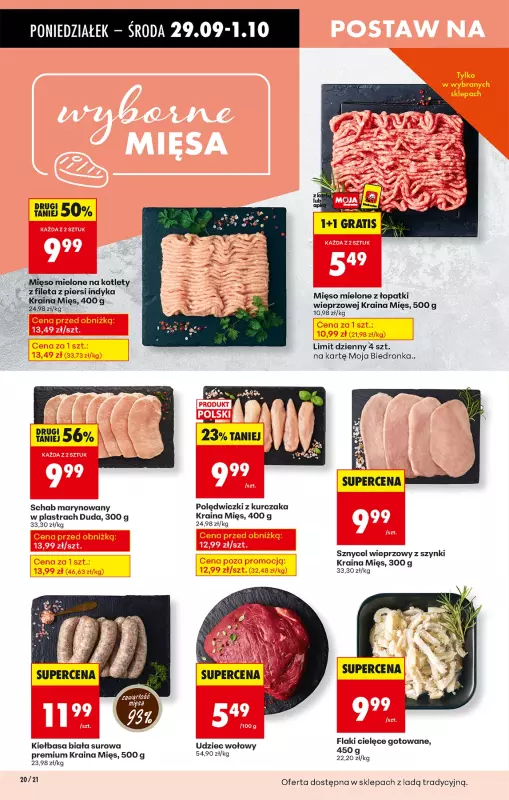 Biedronka - gazetka promocyjna Od poniedziałku, Z ladą tradycyjną od poniedziałku 29.09 do niedzieli 05.10 - strona 26