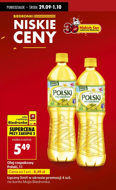 Biedronka - gazetka promocyjna Od poniedziałku, Z ladą tradycyjną od poniedziałku 29.09 do niedzieli 05.10 - strona 9