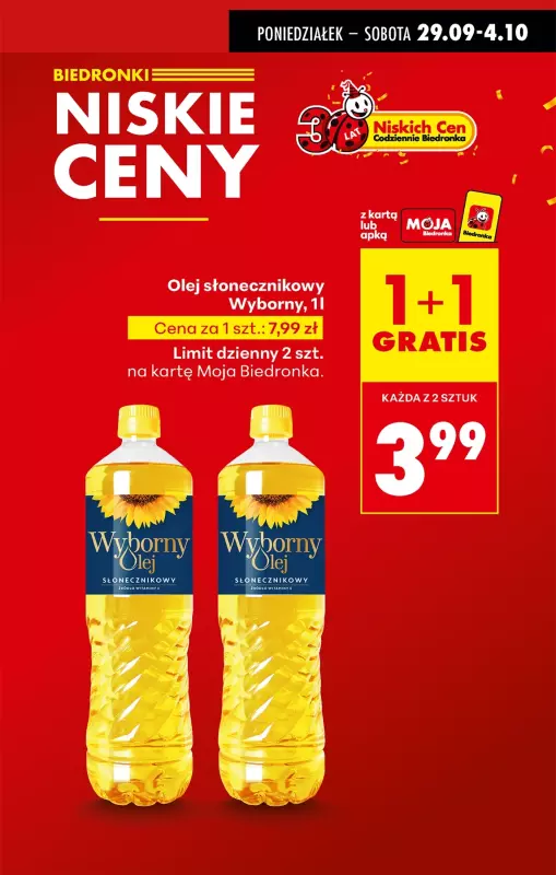 Biedronka - gazetka promocyjna Od poniedziałku, Z ladą tradycyjną od poniedziałku 29.09 do niedzieli 05.10 - strona 7
