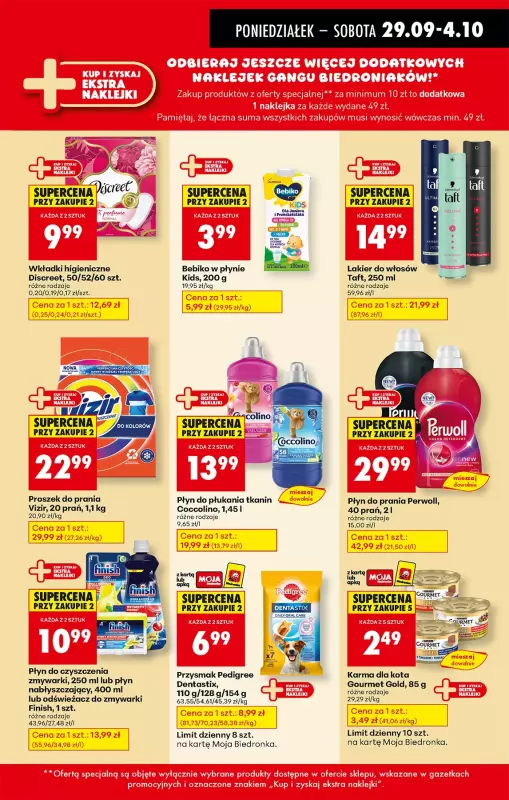 Biedronka - gazetka promocyjna Od poniedziałku, Z ladą tradycyjną od poniedziałku 29.09 do niedzieli 05.10 - strona 42