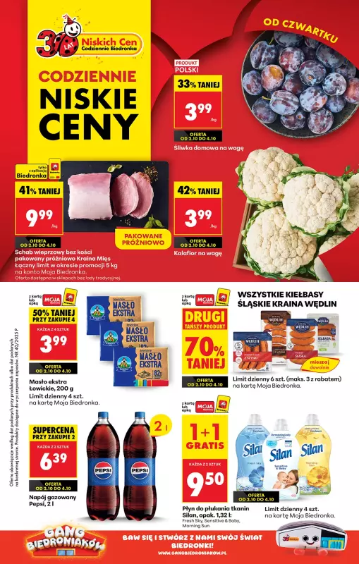 Biedronka - gazetka promocyjna Od czwartku od czwartku 02.10 do środy 08.10