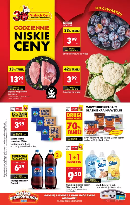 Biedronka - gazetka promocyjna Od czwartku, Z ladą tradycyjną od czwartku 02.10 do środy 08.10