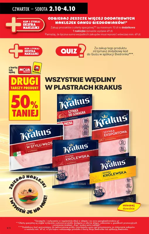Biedronka - gazetka promocyjna Od czwartku, Z ladą tradycyjną od czwartku 02.10 do środy 08.10 - strona 18
