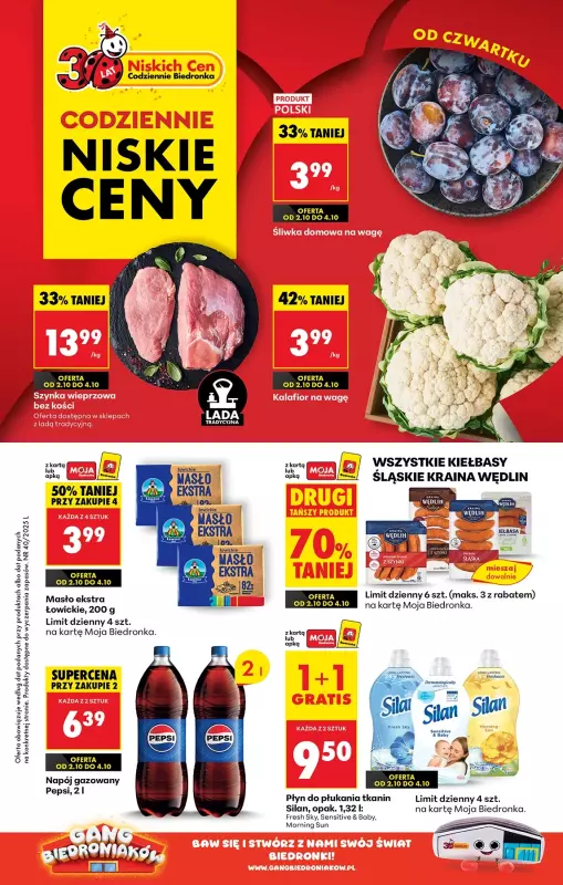 Biedronka - gazetka promocyjna Od czwartku, Z ladą tradycyjną od czwartku 02.10 do środy 08.10