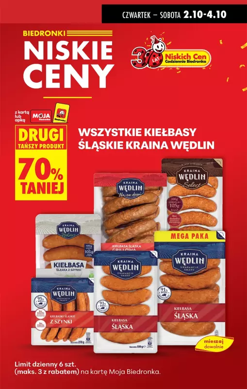 Biedronka - gazetka promocyjna Od czwartku, Z ladą tradycyjną od czwartku 02.10 do środy 08.10 - strona 7