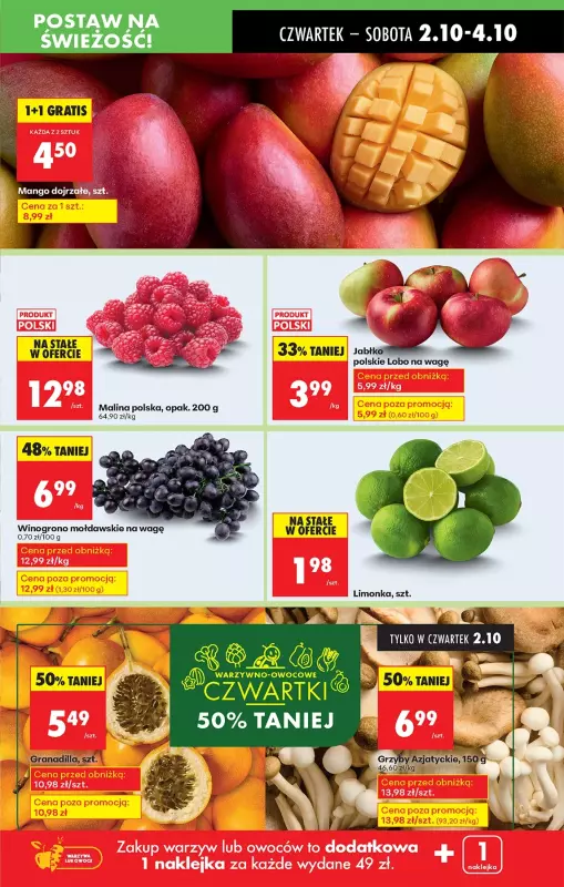 Biedronka - gazetka promocyjna Od czwartku, Z ladą tradycyjną od czwartku 02.10 do środy 08.10 - strona 27