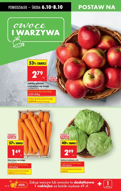 Biedronka - gazetka promocyjna Od poniedziałku od poniedziałku 06.10 do niedzieli 12.10 - strona 20