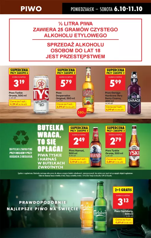 Biedronka - gazetka promocyjna Od poniedziałku, Z ladą tradycyjną od poniedziałku 06.10 do niedzieli 12.10 - strona 65