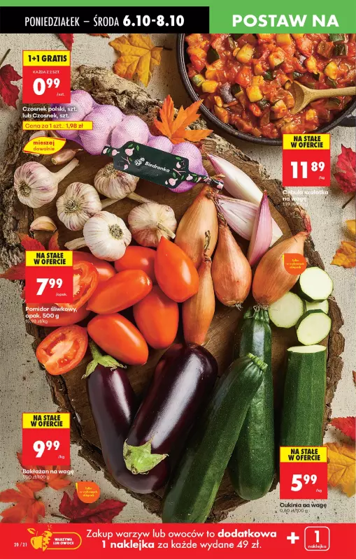 Biedronka - gazetka promocyjna Od poniedziałku, Z ladą tradycyjną od poniedziałku 06.10 do niedzieli 12.10 - strona 22