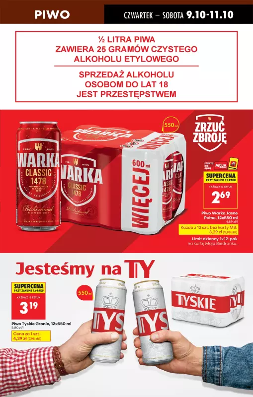 Biedronka - gazetka promocyjna Od czwartku od czwartku 09.10 do środy 15.10 - strona 69