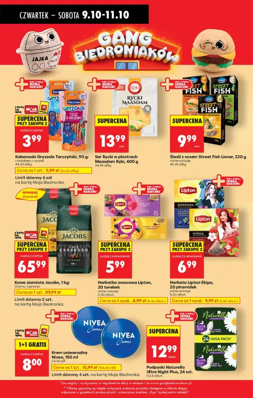 Biedronka - gazetka promocyjna Od czwartku od czwartku 09.10 do środy 15.10 - strona 56