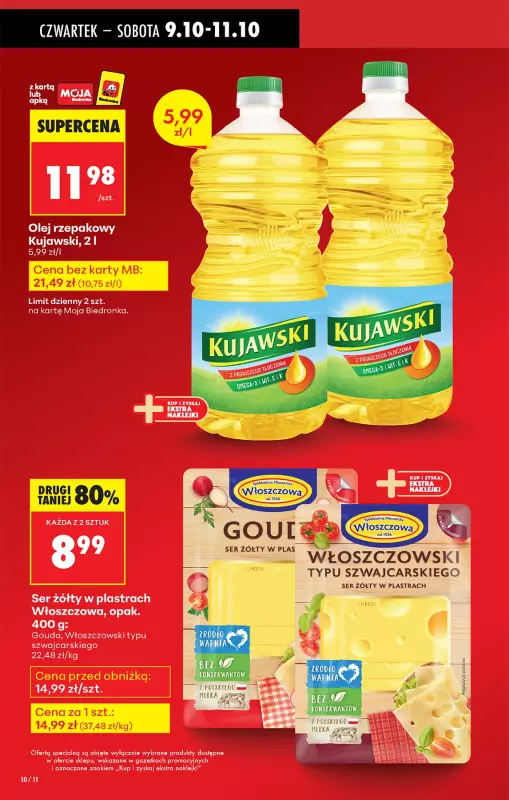 Biedronka - gazetka promocyjna Od czwartku, Z ladą tradycyjną od czwartku 09.10 do środy 15.10 - strona 12