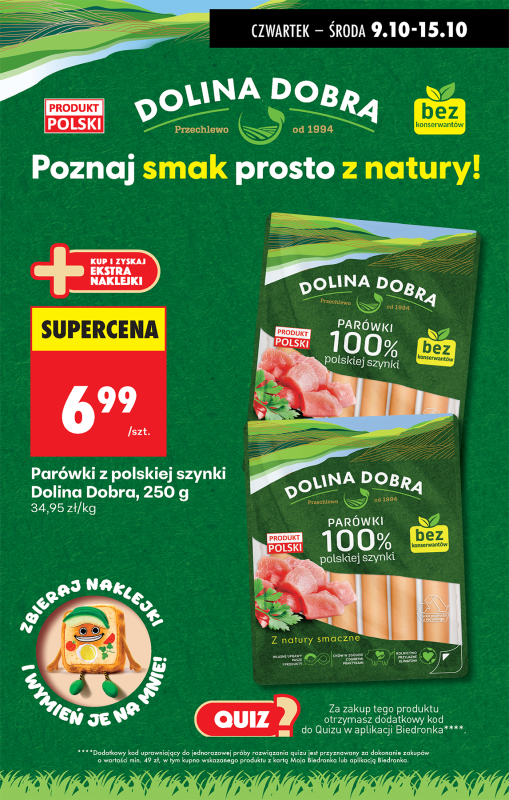 Biedronka - gazetka promocyjna Od czwartku, Z ladą tradycyjną od czwartku 09.10 do środy 15.10 - strona 53
