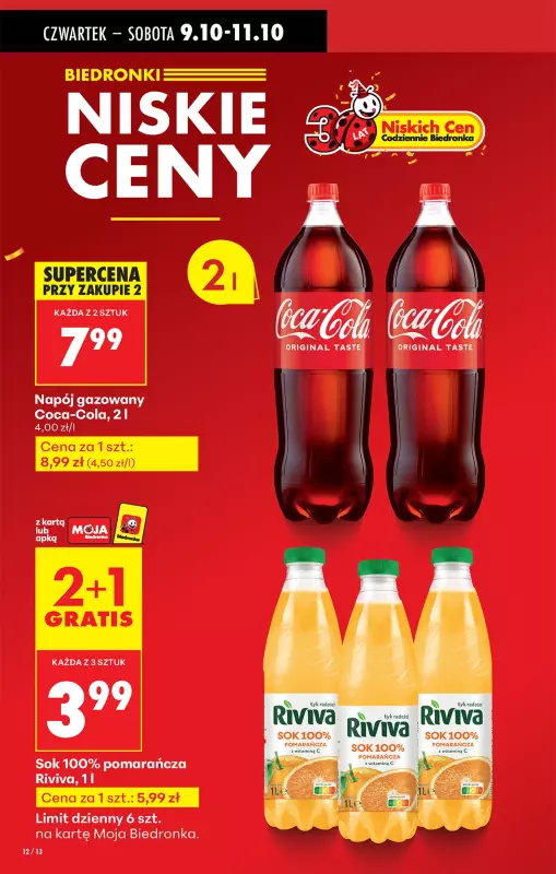 Biedronka - gazetka promocyjna Od czwartku, Z ladą tradycyjną od czwartku 09.10 do środy 15.10 - strona 14