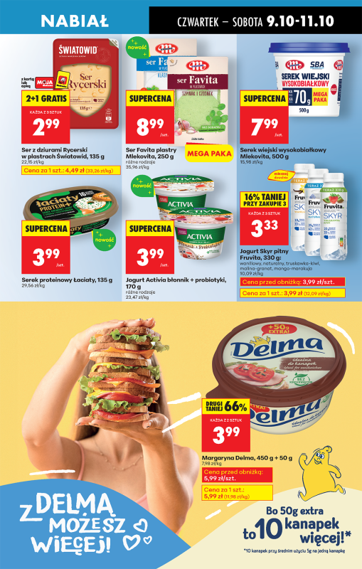Biedronka - gazetka promocyjna Od czwartku, Z ladą tradycyjną od czwartku 09.10 do środy 15.10 - strona 49