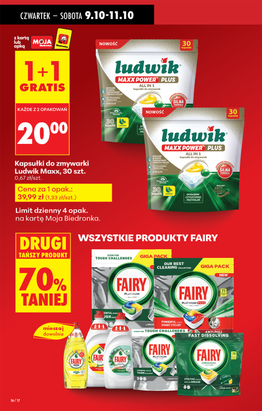 Biedronka - gazetka promocyjna Od czwartku, Z ladą tradycyjną od czwartku 09.10 do środy 15.10 - strona 18