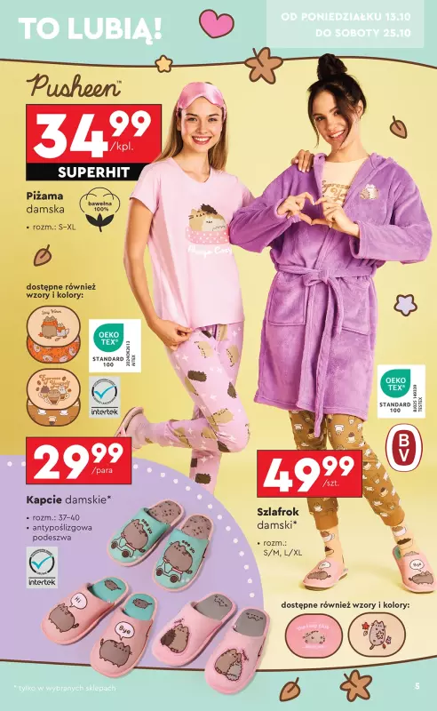 Biedronka - gazetka promocyjna Okazje tygodnia od 13.10 od poniedziałku 13.10 do środy 29.10 - strona 5