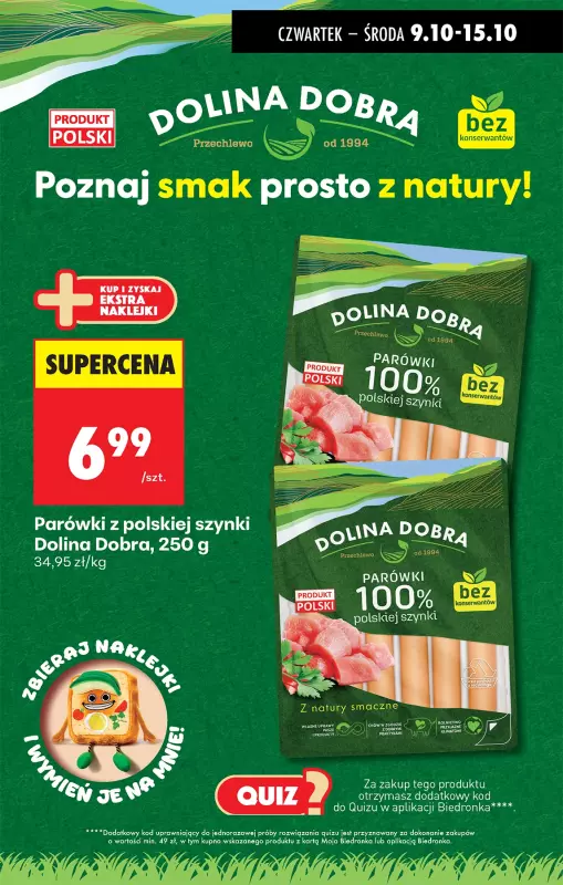Biedronka - gazetka promocyjna Od czwartku od czwartku 09.10 do środy 15.10 - strona 53