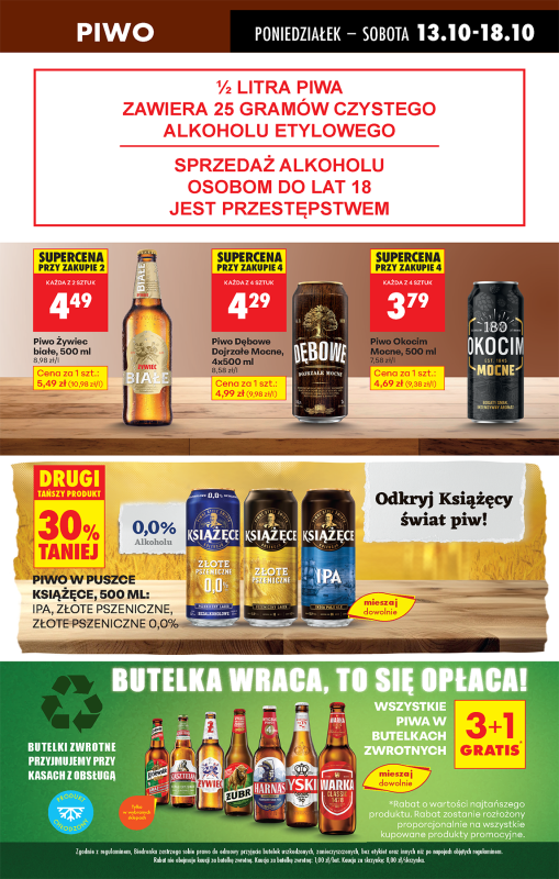 Biedronka - gazetka promocyjna Od poniedziałku od poniedziałku 13.10 do niedzieli 19.10 - strona 63
