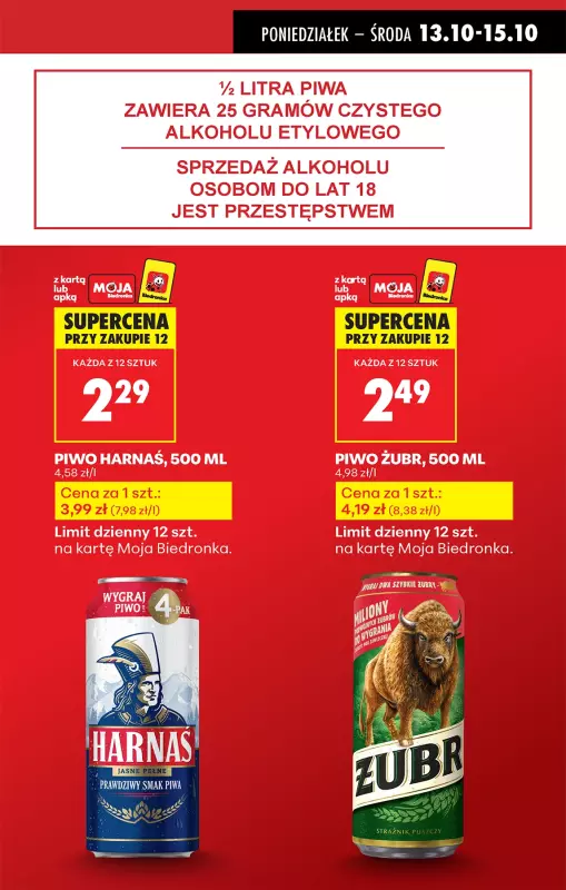 Biedronka - gazetka promocyjna Od poniedziałku od poniedziałku 13.10 do niedzieli 19.10 - strona 3