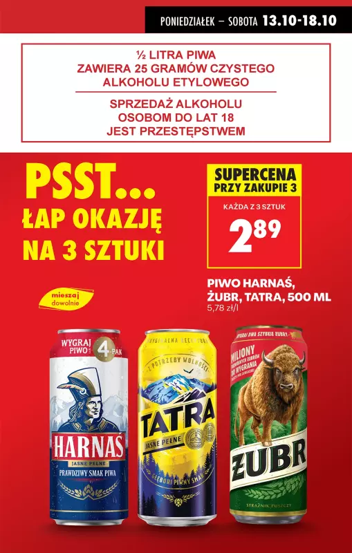 Biedronka - gazetka promocyjna Od poniedziałku od poniedziałku 13.10 do niedzieli 19.10 - strona 13