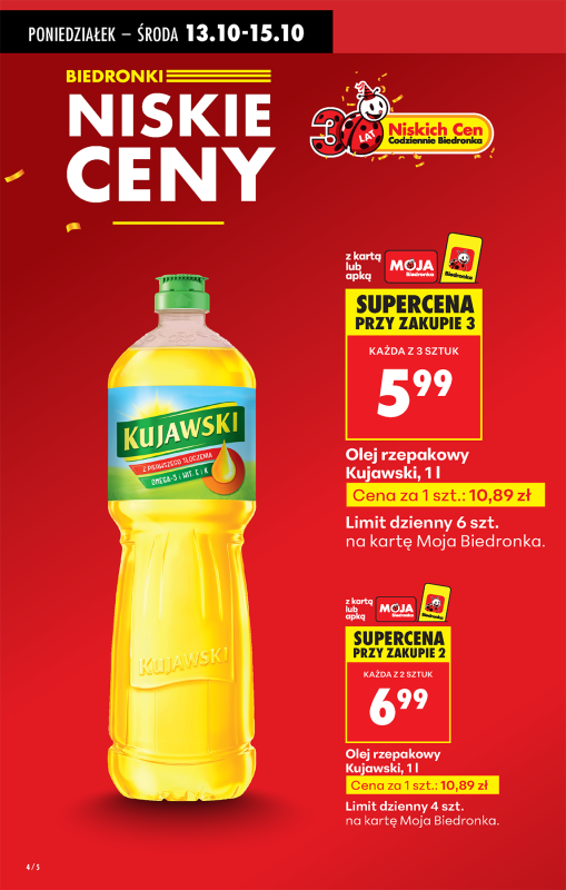 Biedronka - gazetka promocyjna Od poniedziałku od poniedziałku 13.10 do niedzieli 19.10 - strona 6