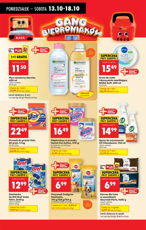Biedronka - gazetka promocyjna Od poniedziałku od poniedziałku 13.10 do niedzieli 19.10 - strona 48