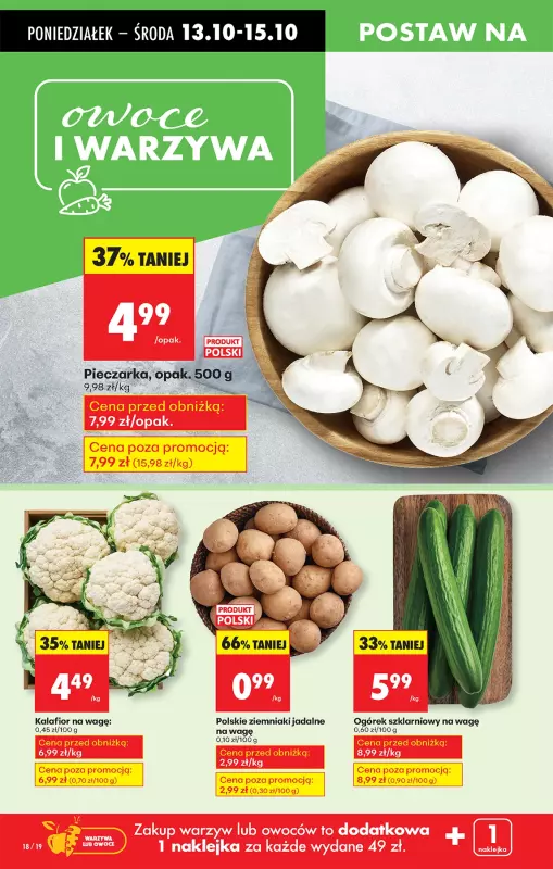 Biedronka - gazetka promocyjna Od poniedziałku, Z ladą tradycyjną od poniedziałku 13.10 do niedzieli 19.10 - strona 20