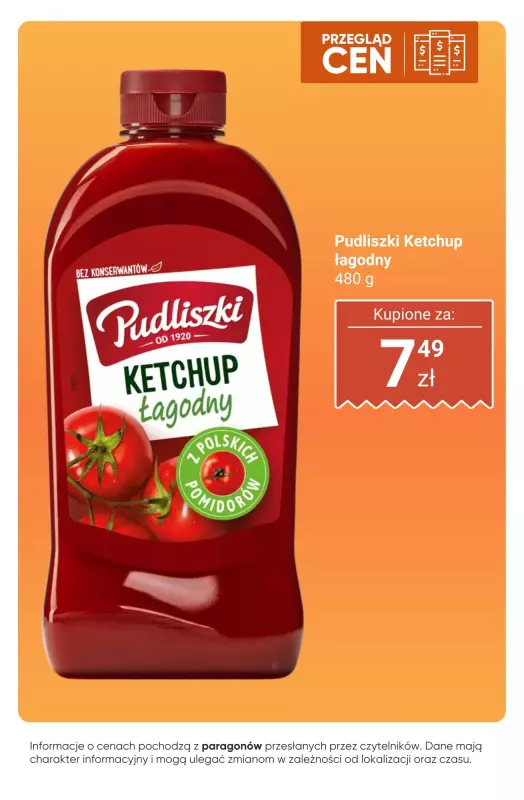Biedronka - gazetka promocyjna Ketchupy i sosy - przegląd cen   - strona 3