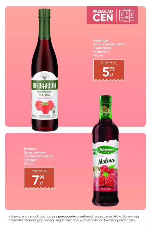 Biedronka - gazetka promocyjna Syropy do wody - przegląd cen   - strona 2