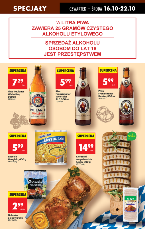Biedronka - gazetka promocyjna Od czwartku od czwartku 16.10 do środy 22.10 - strona 63