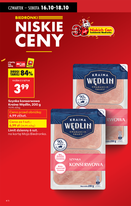 Biedronka - gazetka promocyjna Od czwartku od czwartku 16.10 do środy 22.10 - strona 4