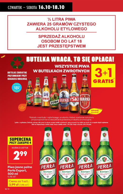 Biedronka - gazetka promocyjna Od czwartku, Z ladą tradycyjną od czwartku 16.10 do środy 22.10 - strona 10