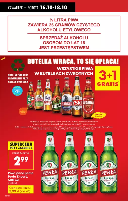 Biedronka - gazetka promocyjna Od czwartku, Z ladą tradycyjną od czwartku 16.10 do środy 22.10 - strona 10