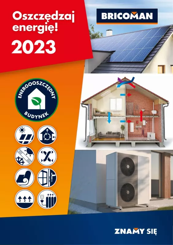 Bricoman - gazetka promocyjna Oszczędzaj energię 2023 od piątku 28.07 do niedzieli 31.12