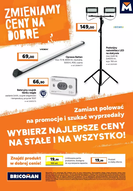 Bricoman - gazetka promocyjna Gazetka od poniedziałku 06.10 do niedzieli 26.10 - strona 12