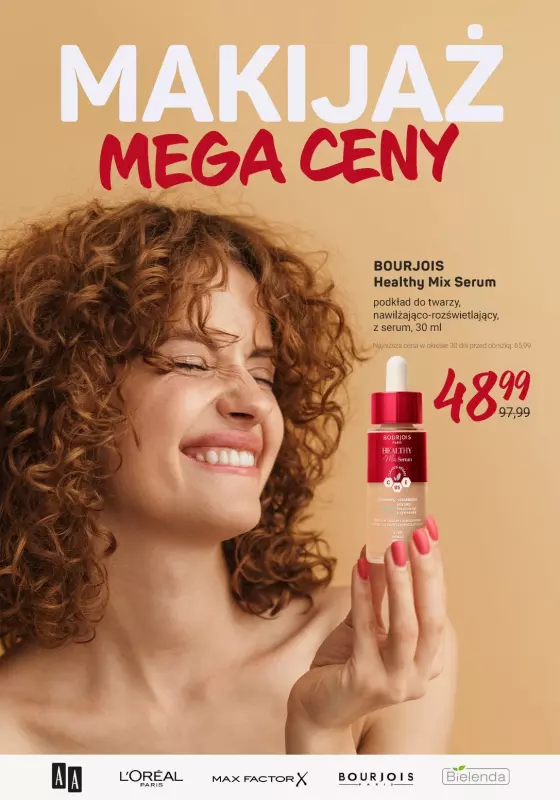 Rossmann - gazetka promocyjna Mega promocje na makijaż - z nowej gazetki od wtorku 02.04 do poniedziałku 08.04